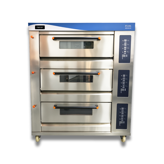 Horno PREMIUN MICROCOMPUTADOR 3 Gavetas 6 latas a gas
