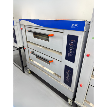 Horno Digital con Microcomputador 2 Gavetas 4 bandejas a Gas
