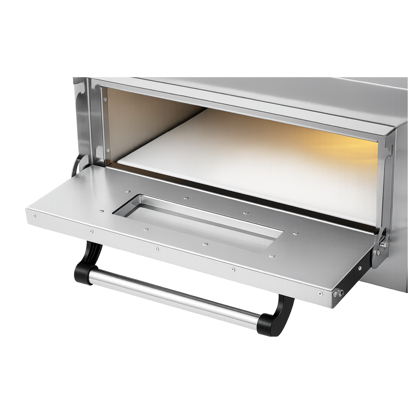 Horno para Pizza 1 Camara con 1 piedra Refractaria Electrico