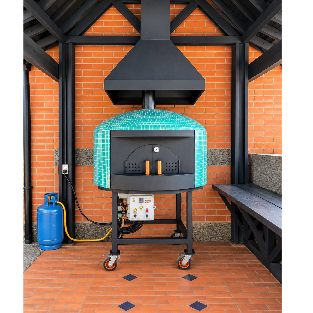 Horno para Pizza Napolitano Interior 80 cm