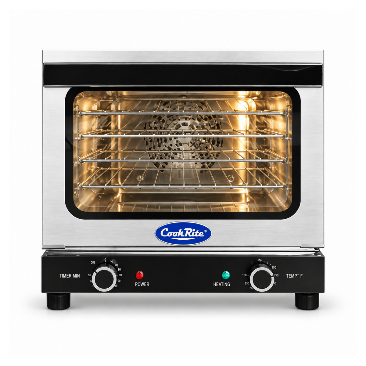 Horno de Convección Eléctrico 4 Bandejas 46 × 32.5 cm AZ-CRCC-50 110V