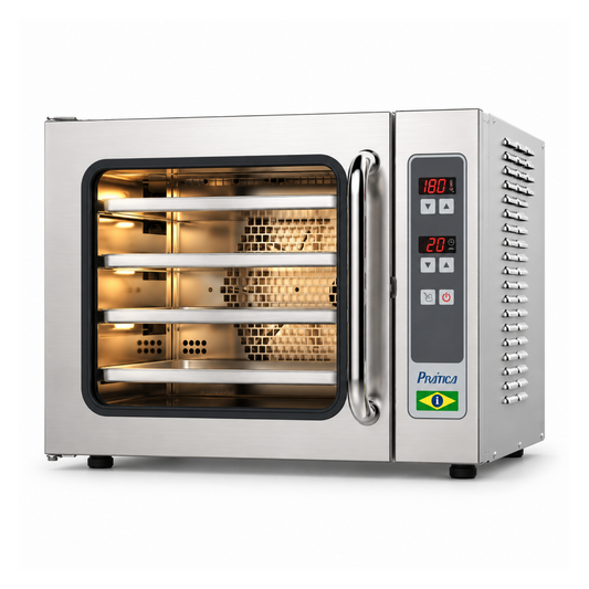 Horno de Convección Miniconv 4 bandejas de 35 × 35 cm Prática