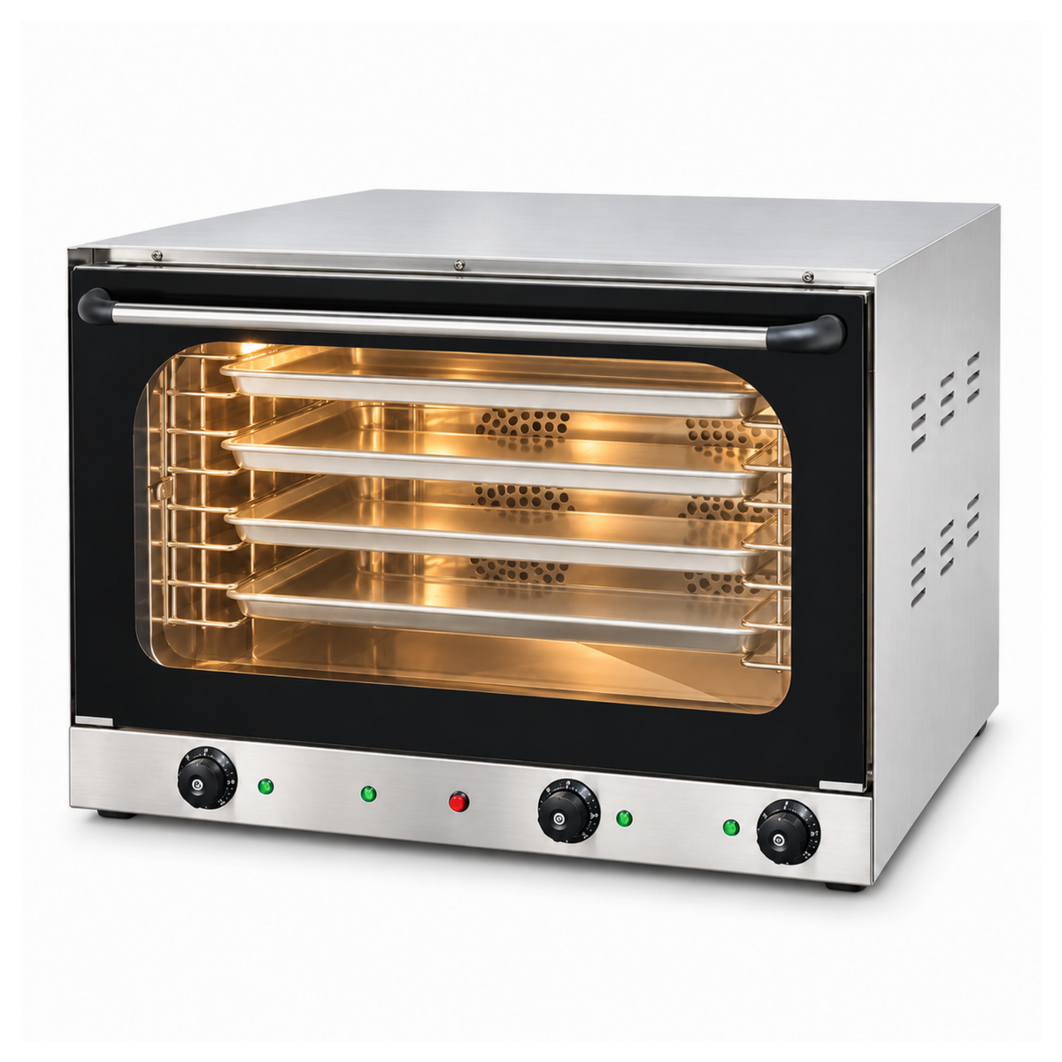 Horno de Convección Profesional de 4 Bandejas 400×600 AZ-TO-8A - 220V