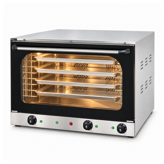 Horno de Convección Profesional de 4 Bandejas 400×600 AZ-TO-8A - 220V