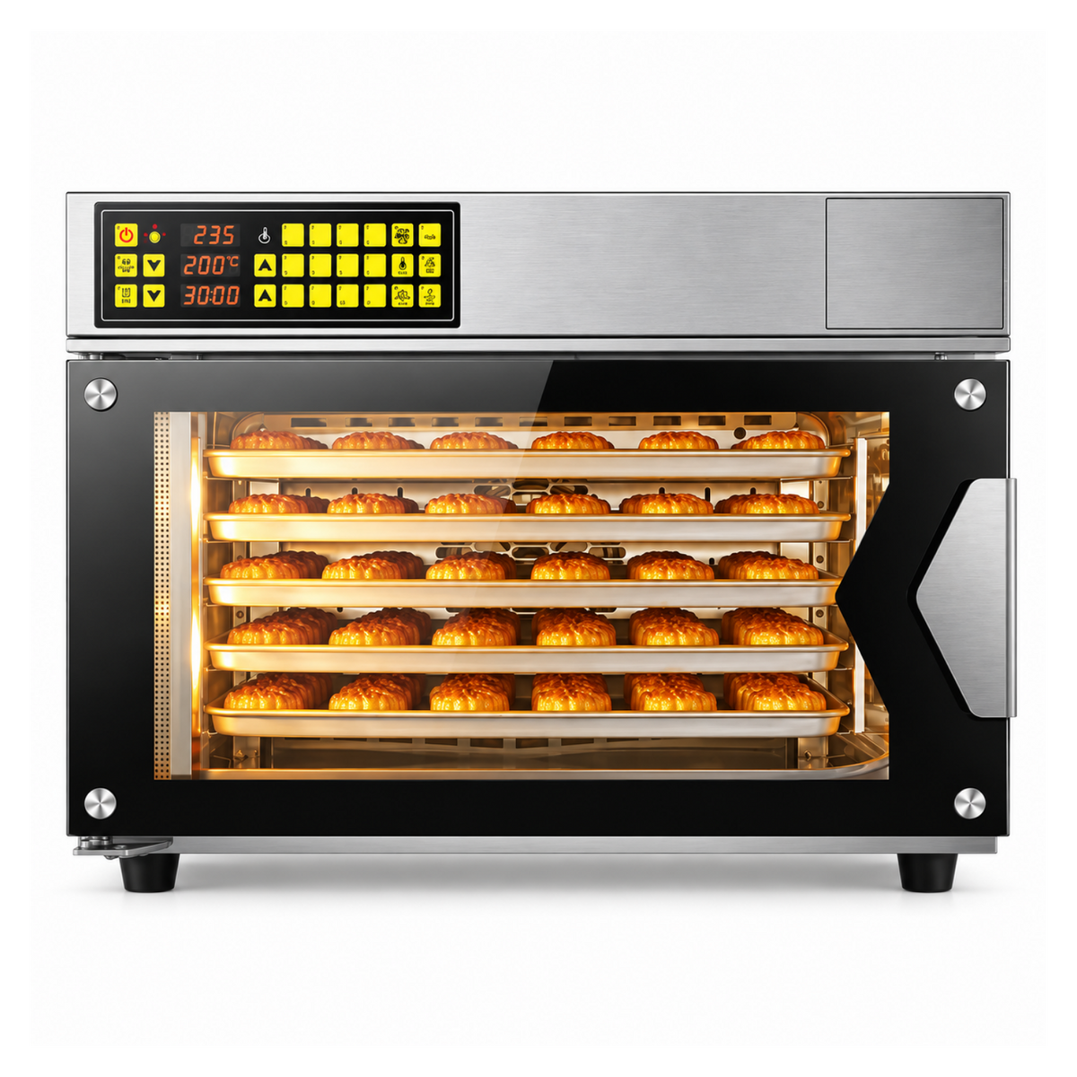 Horno de Convección Profesional de 5 Bandejas de 400x600 mm AZ-T95
