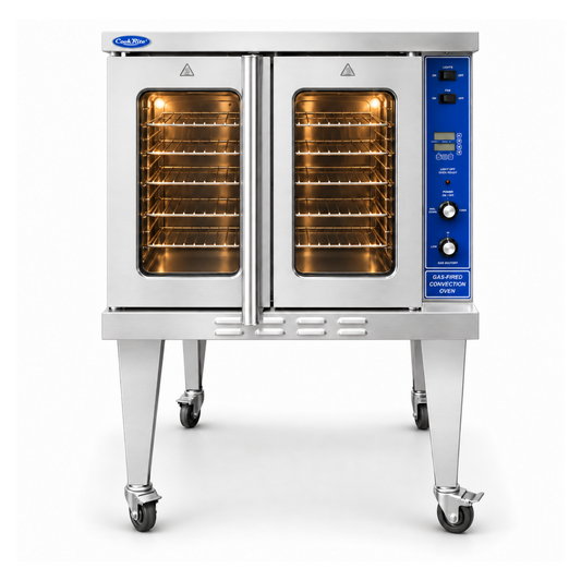 Horno de Convección a Gas 5 Parrillas de 66 x 45.7 cm Cookrite