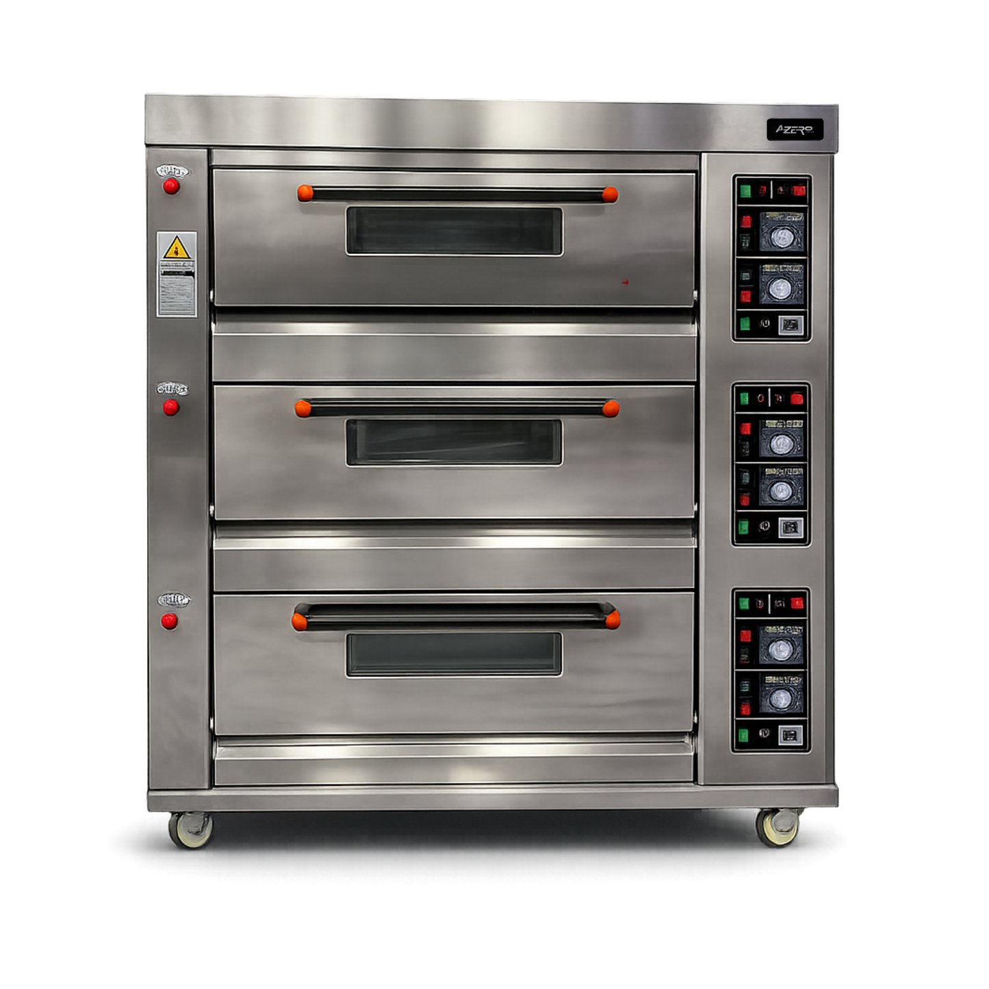 Horno para Panadería de 3 Cámaras 6 bandejas Análogo a Gas