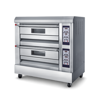 Horno para Panaderia 2 Camara 4 Bandejas Digital
