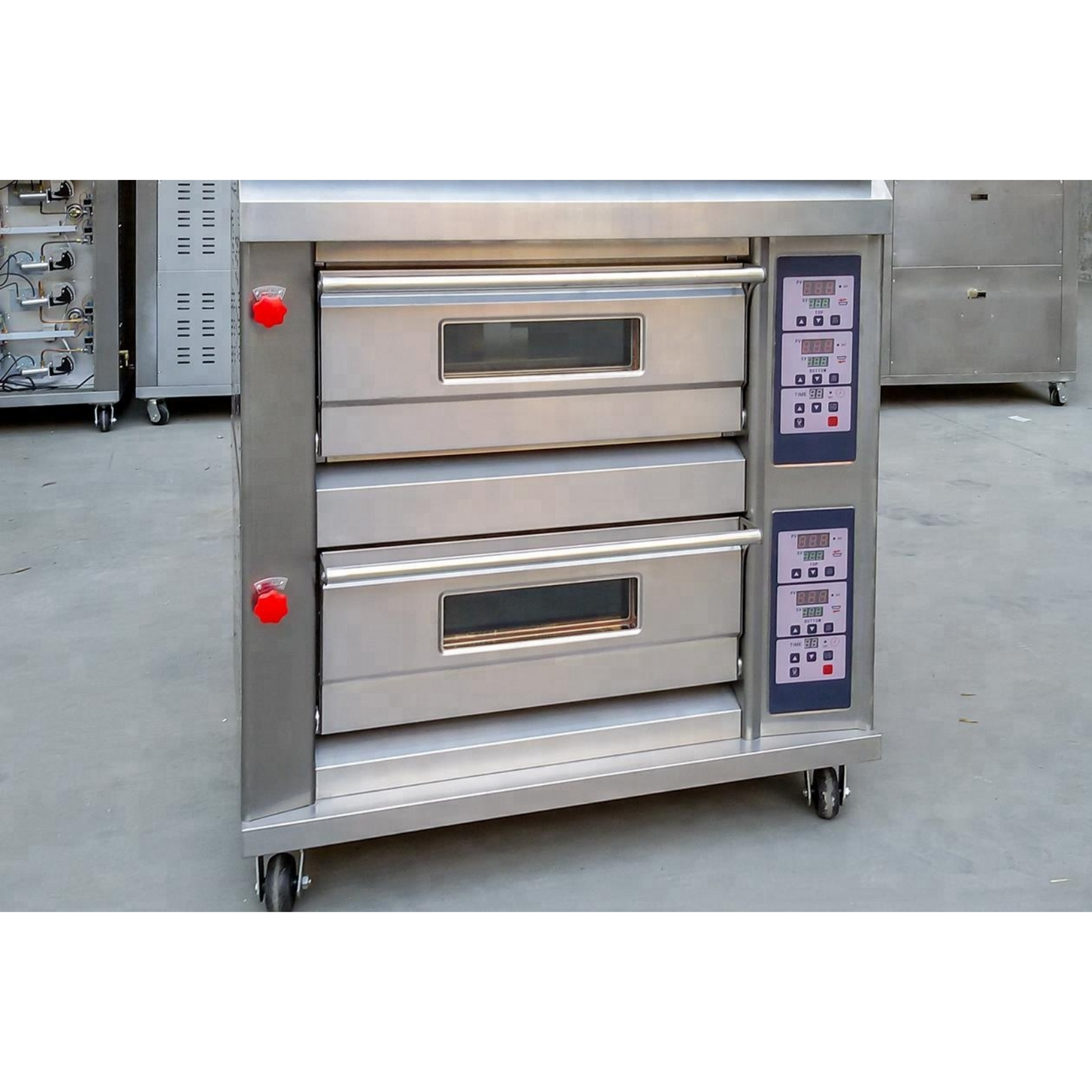 Horno para Panaderia 2 Camara 4 Bandejas Digital