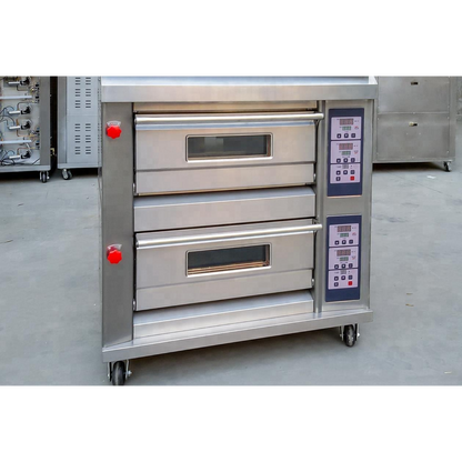 Horno para Panaderia 2 Camara 4 Bandejas Digital