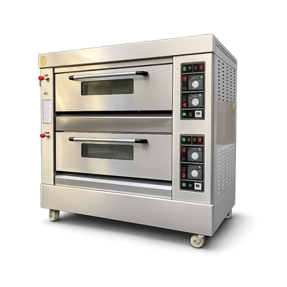 Horno para Panadería de 2 Cámaras 4 bandejas Análogo a Gas