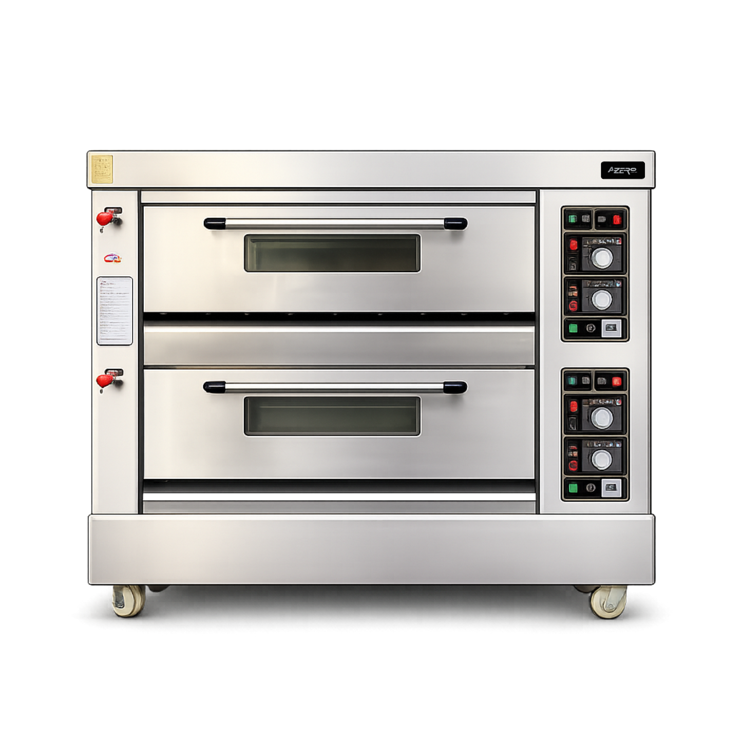 Horno para Panadería de 2 Cámaras 4 bandejas Análogo a Gas