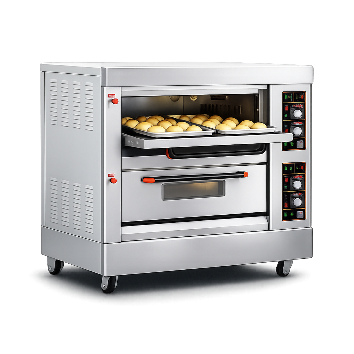 Horno para Panadería de 2 Cámaras 4 bandejas Análogo a Gas