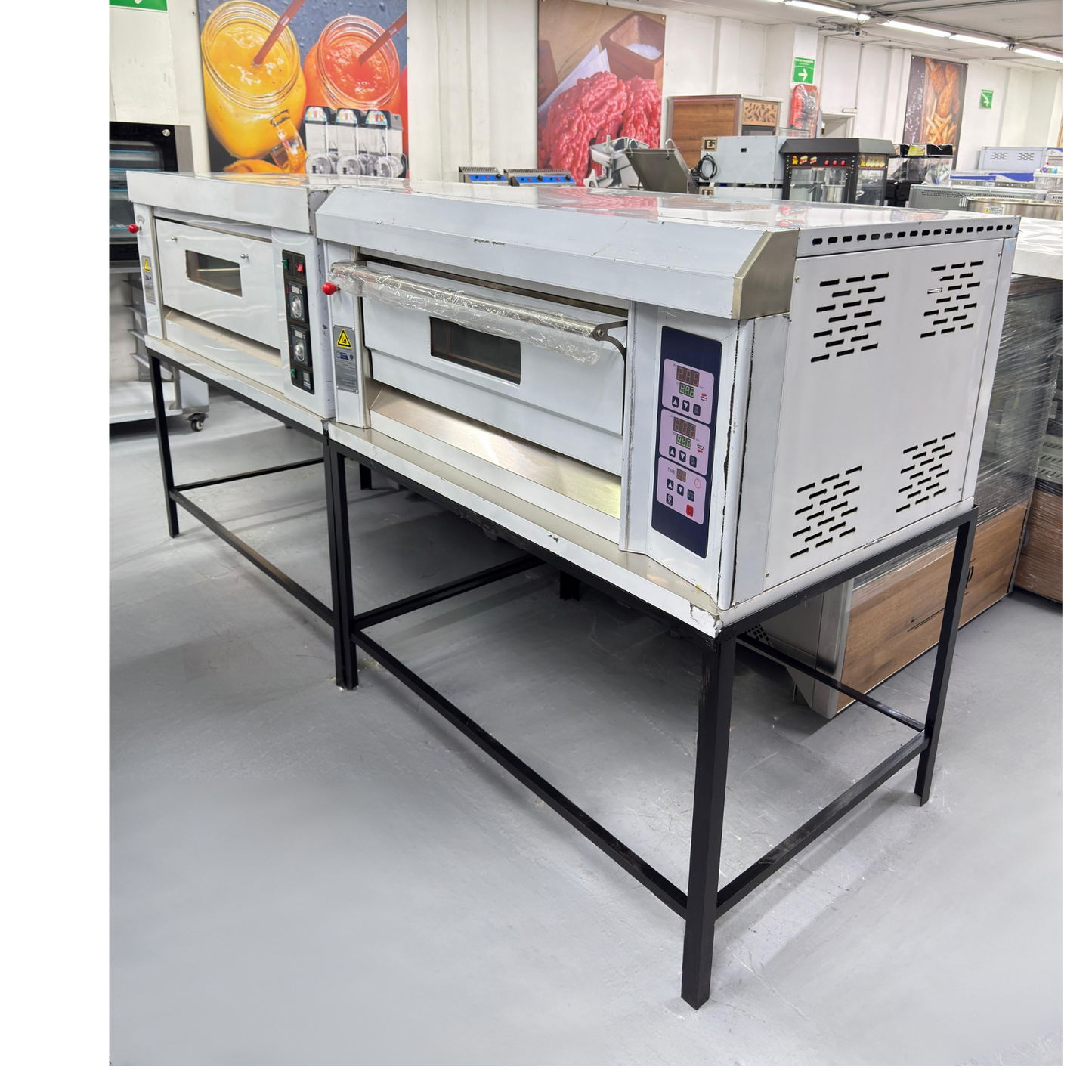 Horno para Pizzeria 1 Camara 2 Piedras Digital con Base