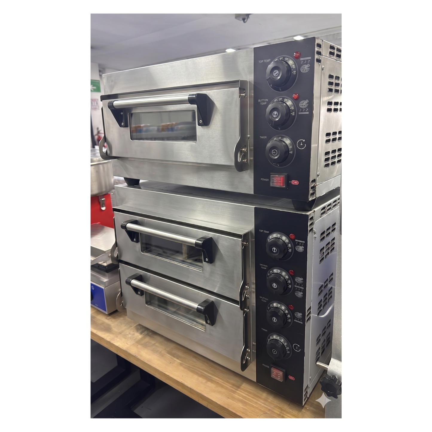 Horno para Pizza 1 Camara con 1 piedra Refractaria Electrico