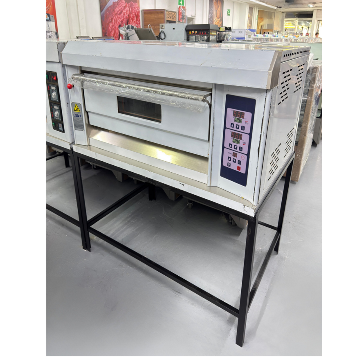 Horno para Pizzeria 1 Camara 1 Piedra Digital con Base
