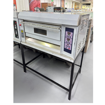 Horno para Pizzeria 1 Camara 1 Piedra Digital con Base