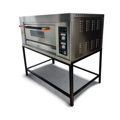 Horno para Pizza de 1 Cámara 2 piedras Refractarias Análogo a Gas