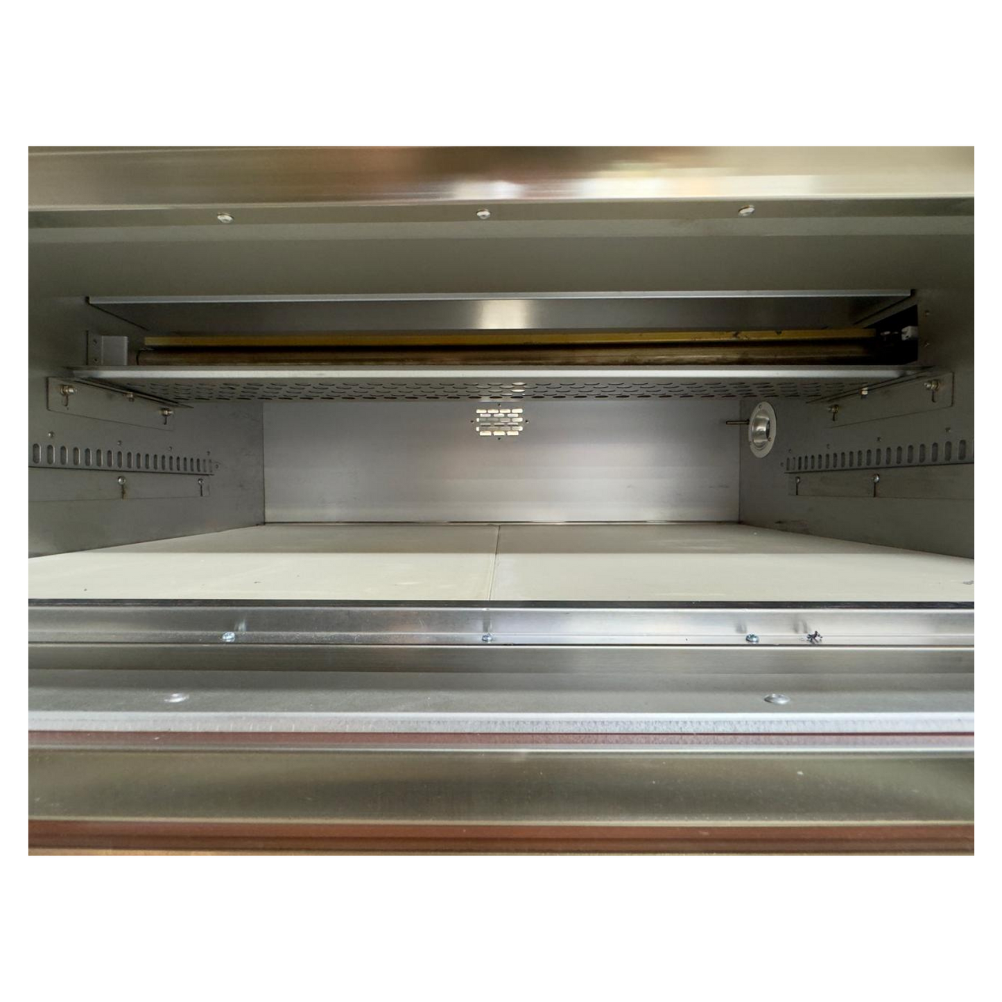 Horno para Pizza de 1 Cámara 2 piedras Refractarias Análogo a Gas