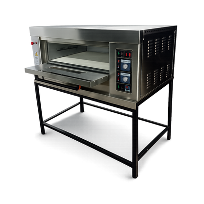 Horno para Pizza de 1 Cámara 2 piedras Refractarias Análogo a Gas