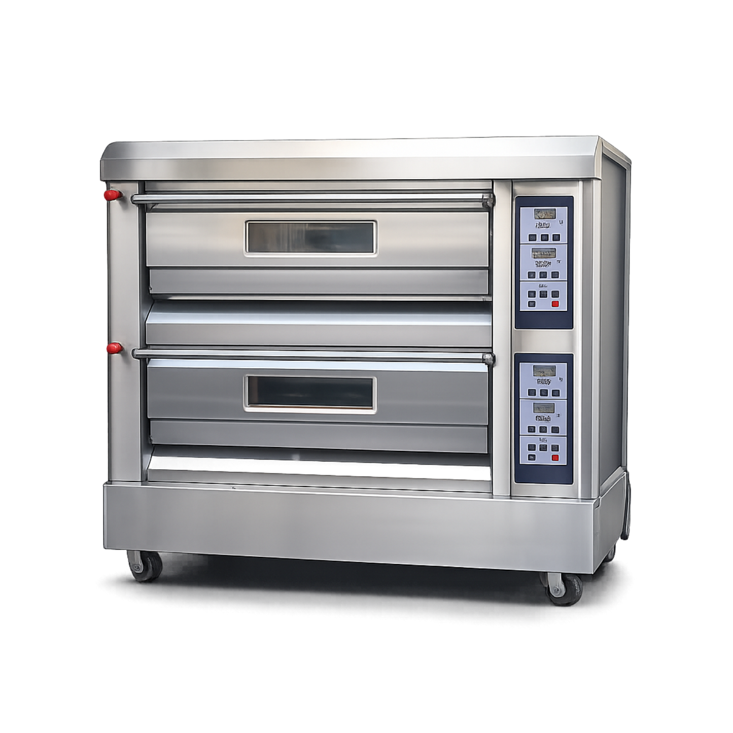 Horno para Pizza de 2 Cámaras 2 bandejas a gas Digital