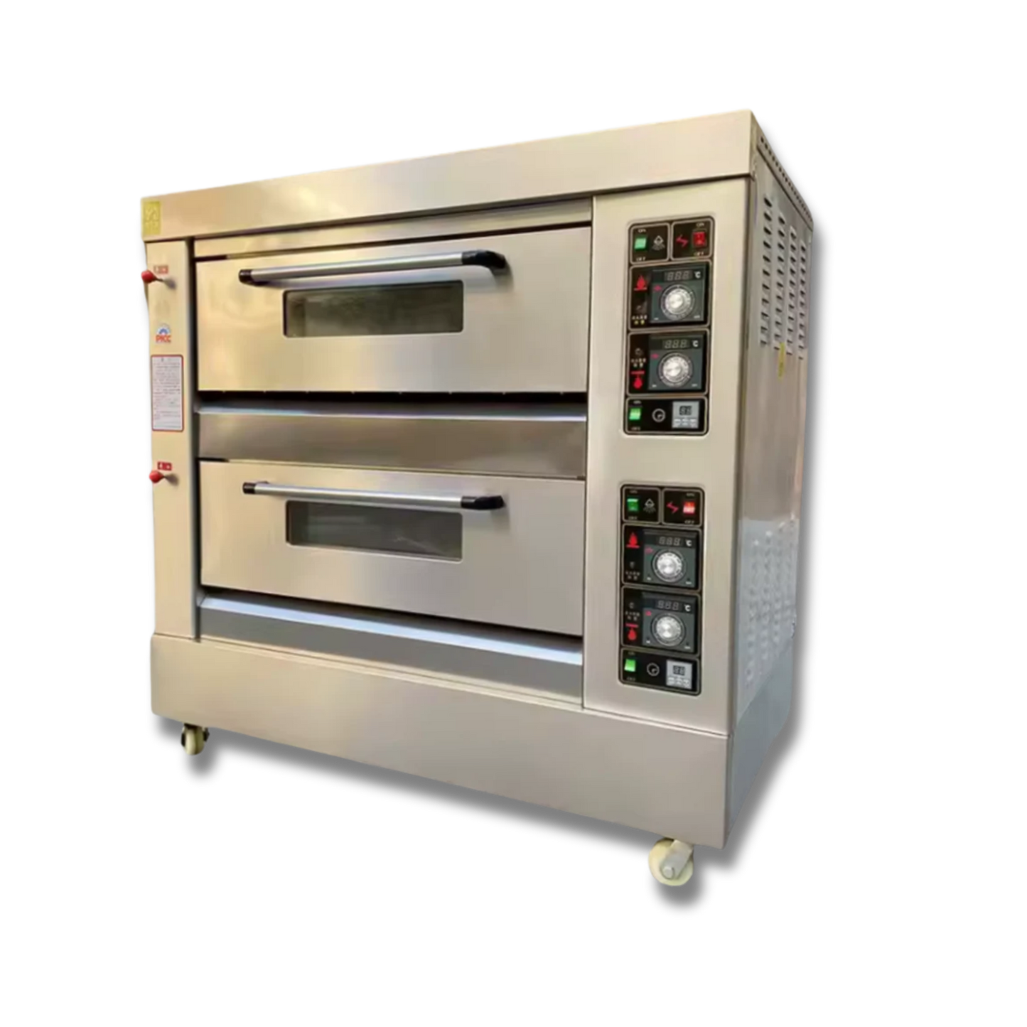 Horno para Panadería de 2 Cámaras 4 bandejas Análogo a gas