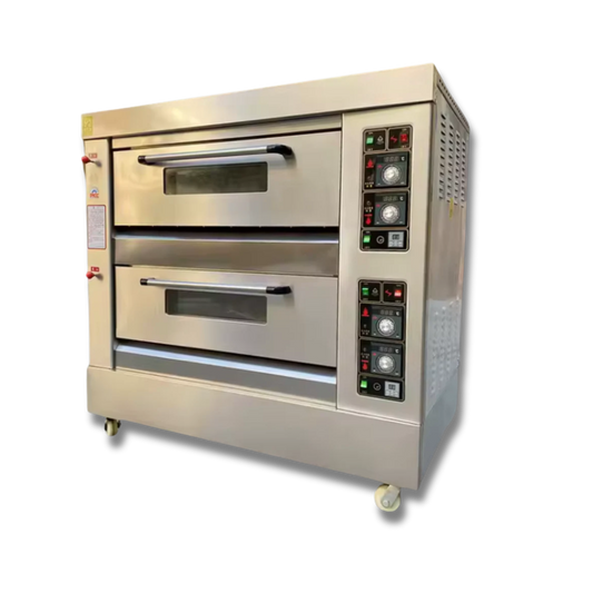 Horno para Panadería de 2 Cámaras 4 bandejas Análogo a gas