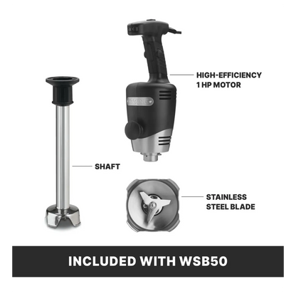 Licuadora de inmersión brazo 30 cm. WARING AZ-WSB50