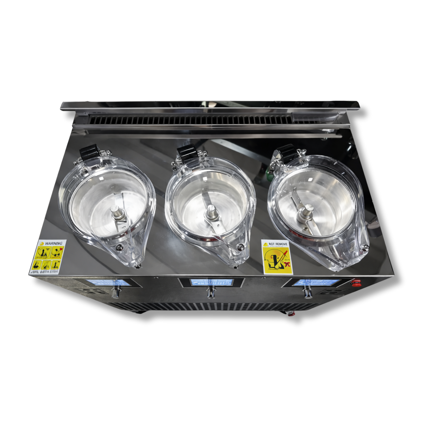 Mantecadora con Vitrina AZ-MIX-30 V3 PRO Fabrica y Exhibe Gelato en el mismo equipo de ultima generación