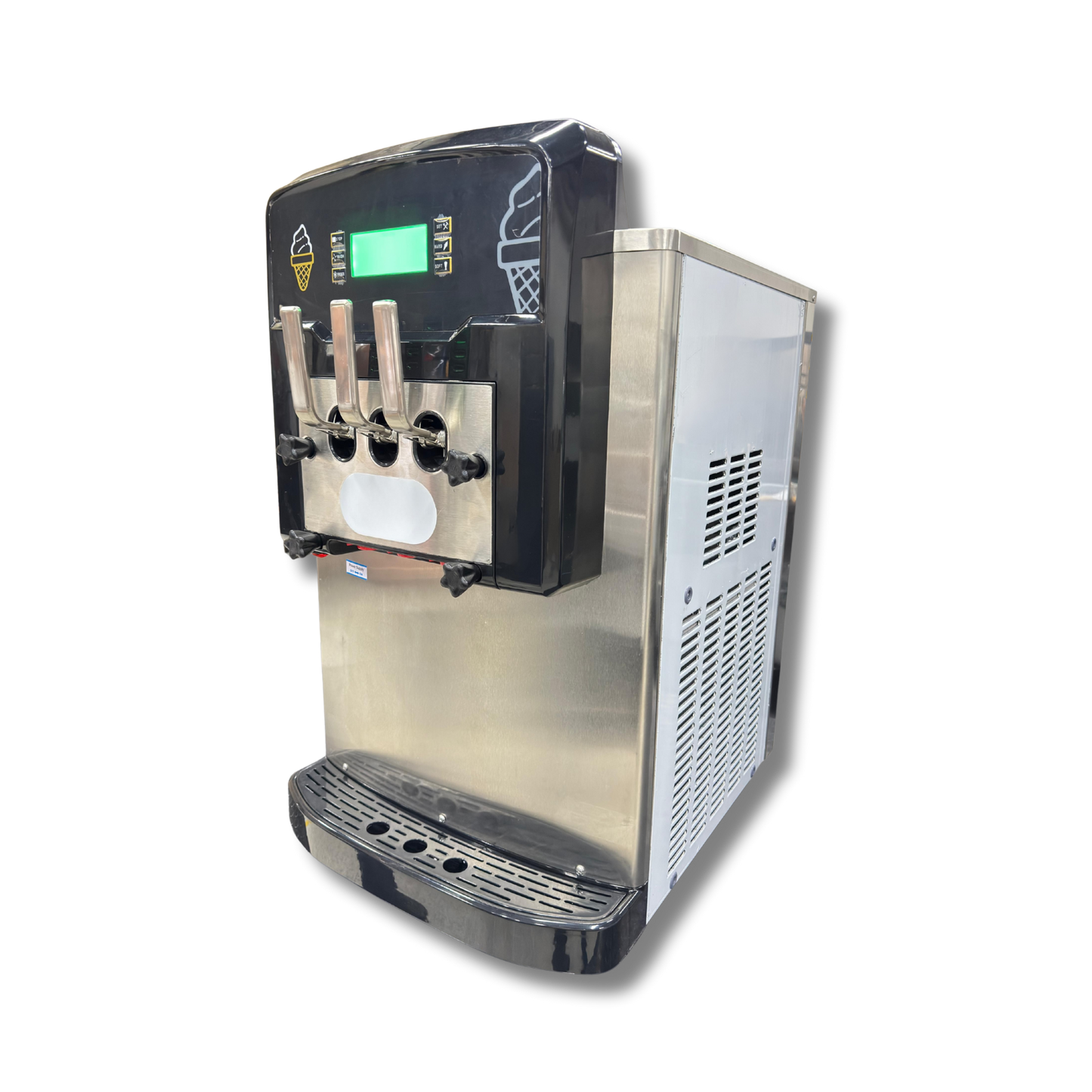 Máquina Helado Suave Profesional de 3 Boquillas AZ-MHBX208SE