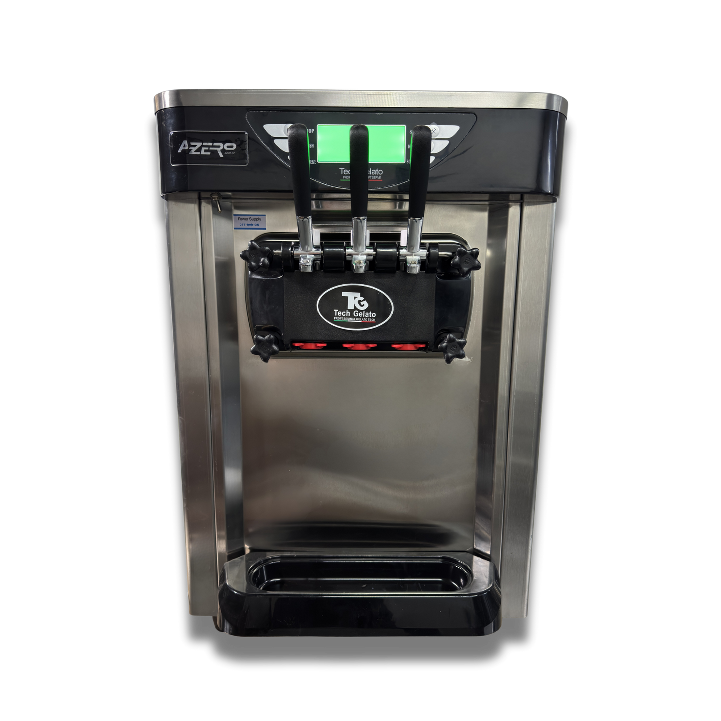 Máquina de Helado Suave 3 boquillas 2 Sabores + 1 Twist AZ-MHS300P