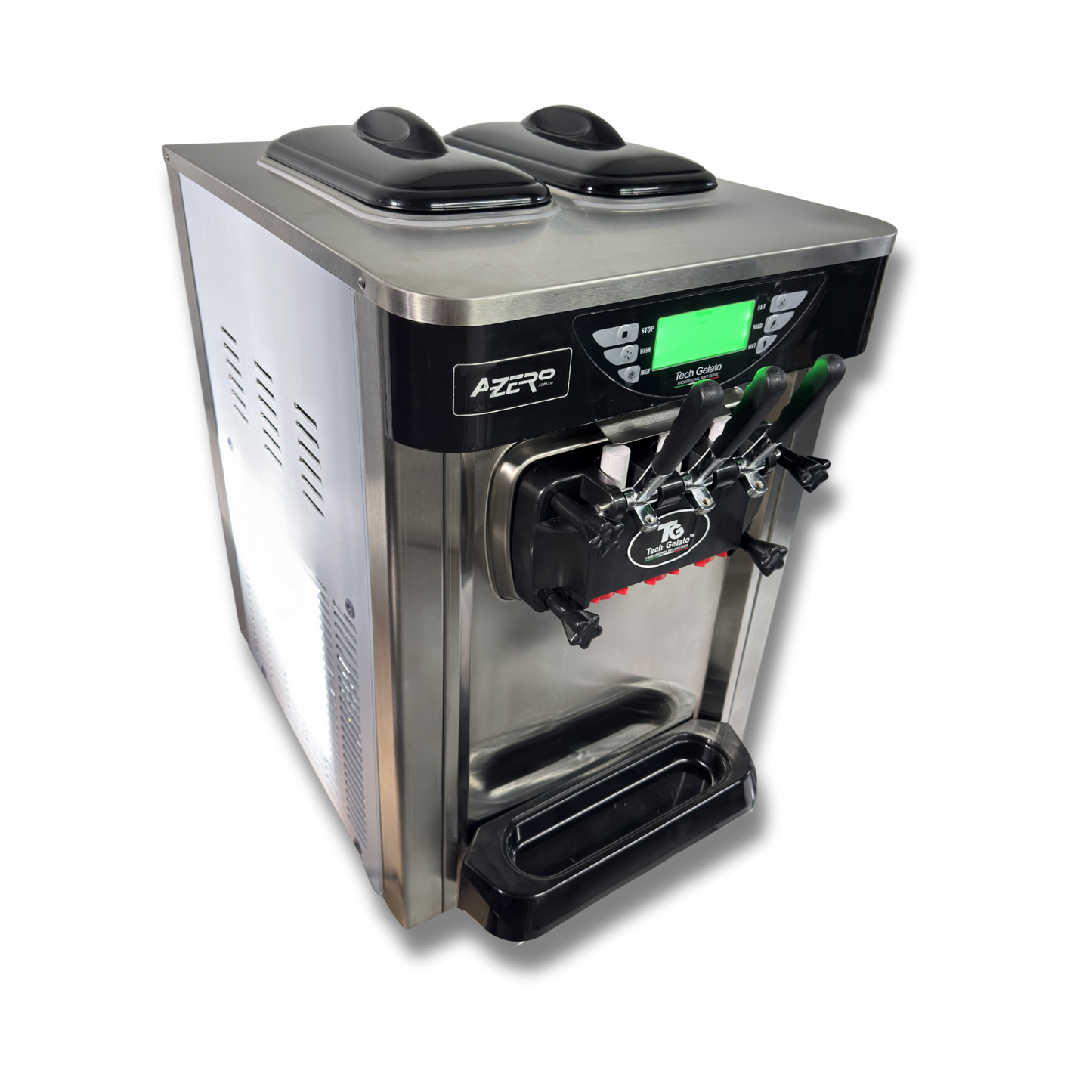 Máquina de Helado Suave 3 boquillas 2 Sabores + 1 Twist AZ-MHS300P