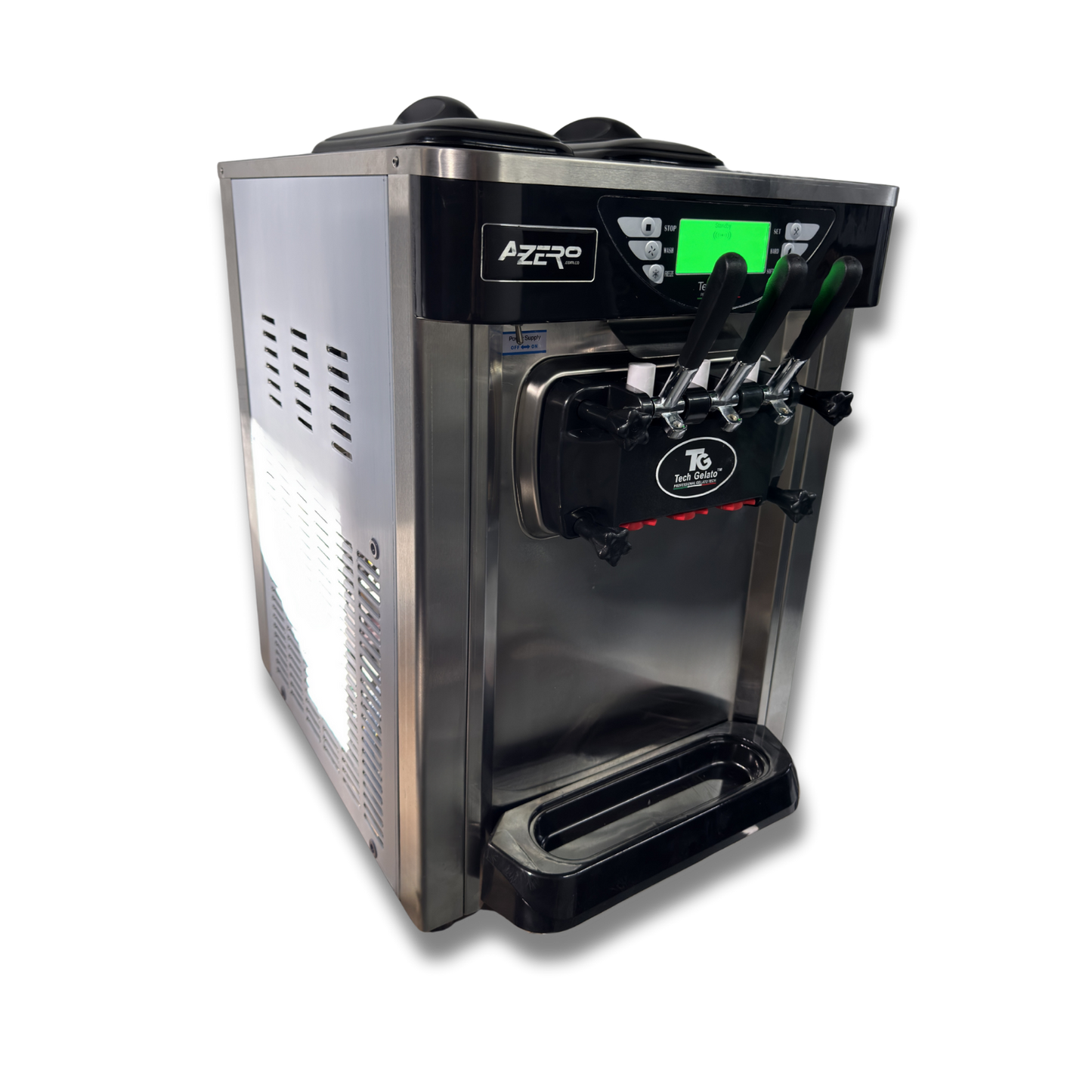 Máquina de Helado Suave 3 boquillas 2 Sabores + 1 Twist AZ-MHS300P