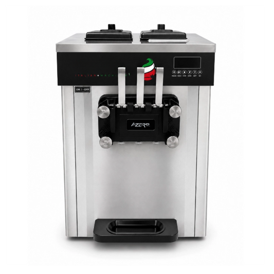 Máquina Helado Suave de 3 Boquillas con Bomba de Aire 25 Litros/h – 110 Voltios AZ-RC1025