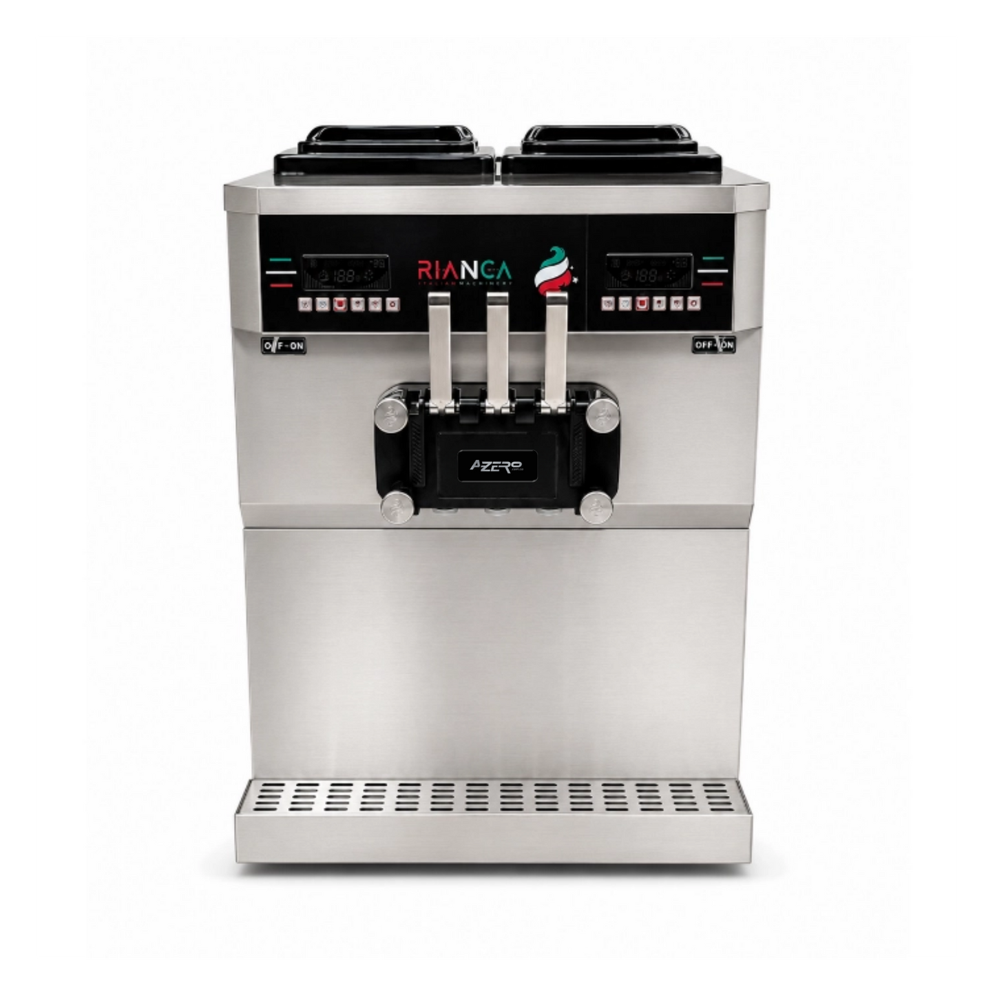 Maquina Helado Suave de 3 Boquillas con Bomba de Aire 58 Lts/h – 220V. Doble compresor AZ-RC1058 (Copia)