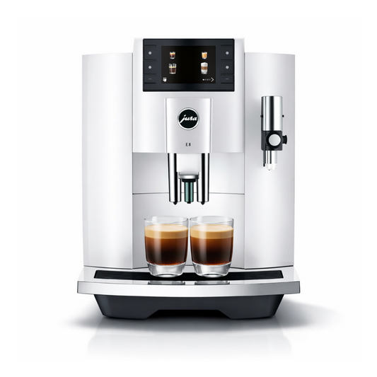 Máquina de Café Automática JURA E8 Piano Blanco - Nuevo modelo