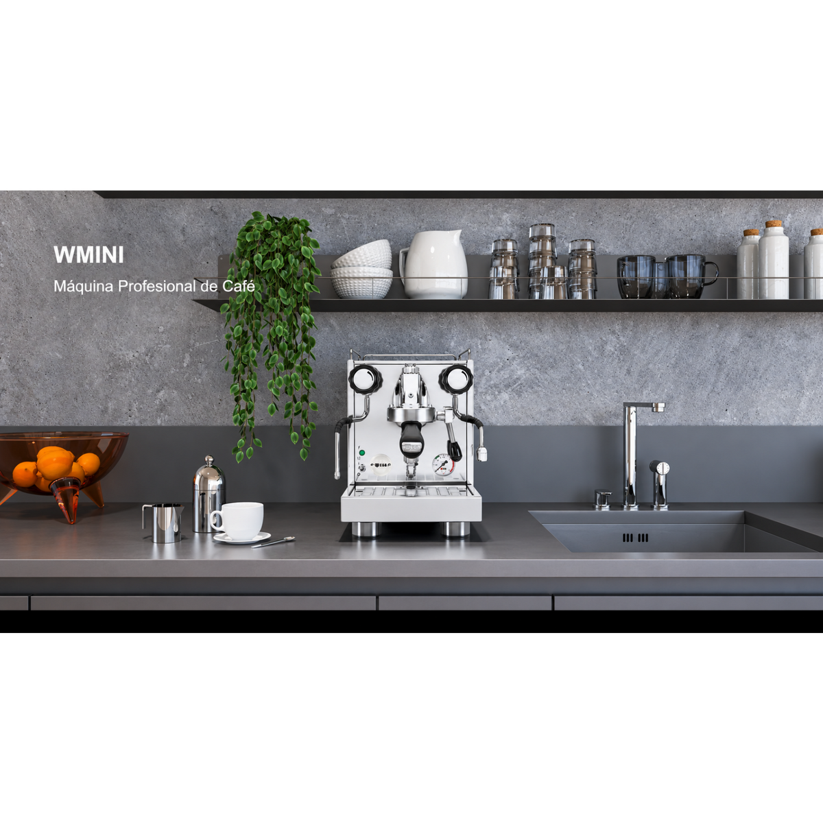 Máquina de Café Espresso 1 grupo WMini SS WEGA