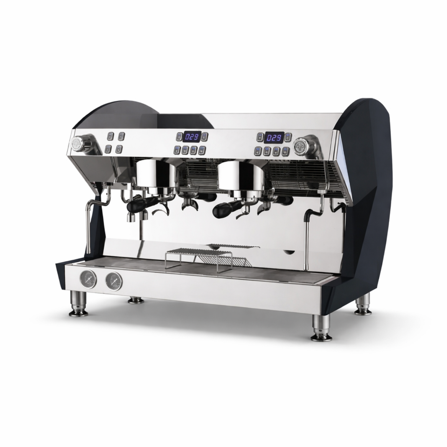 Máquina de Café Espresso 2 grupos doble vaporizador de leche