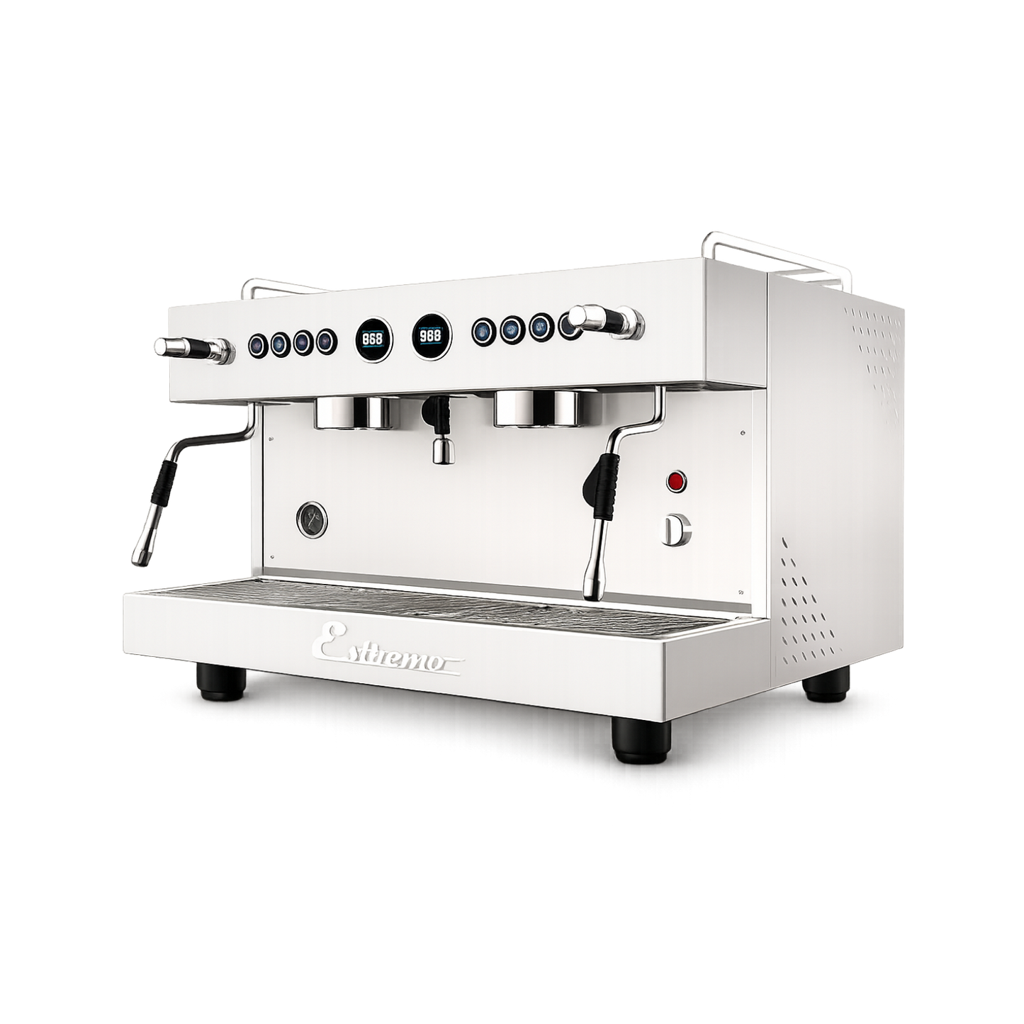 Máquina de Café Espresso de 2 Grupos automática Blanco Estremo