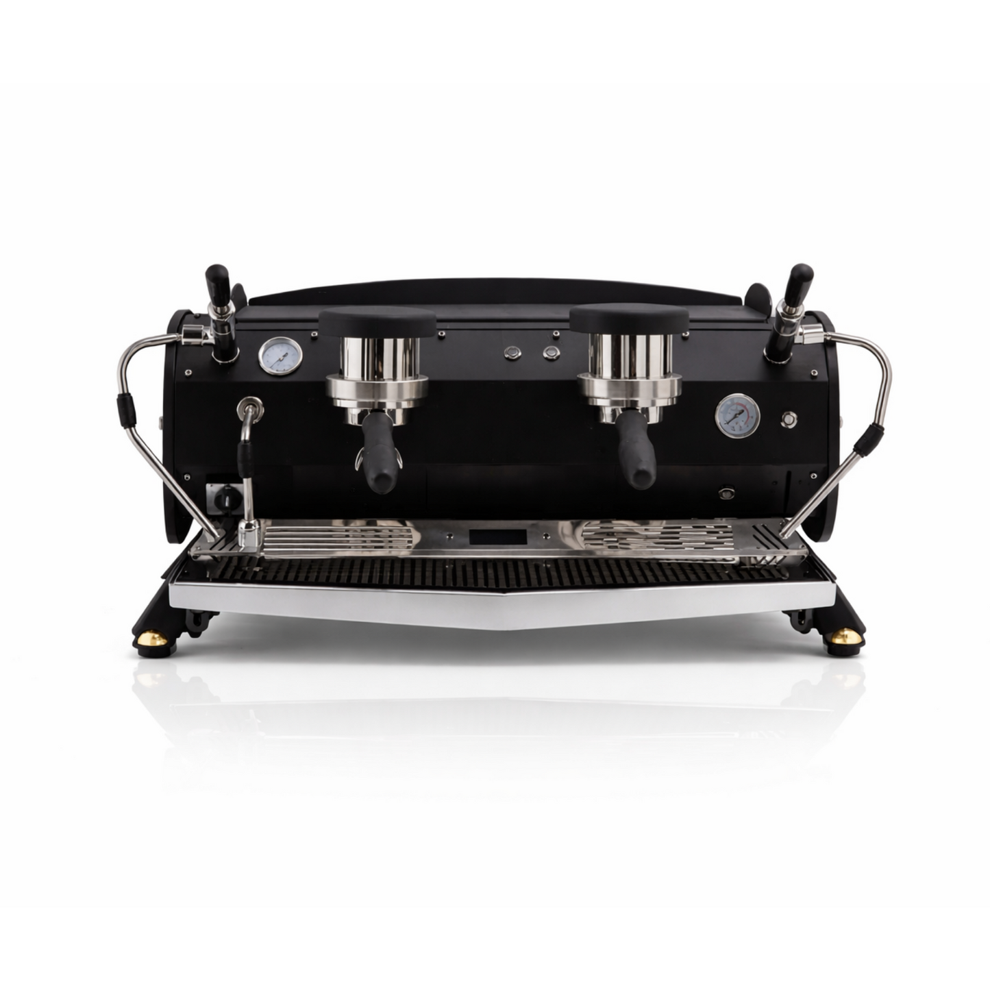 Máquina de Café Espresso de 2 grupos con bomba rotativa servicio manual y automático