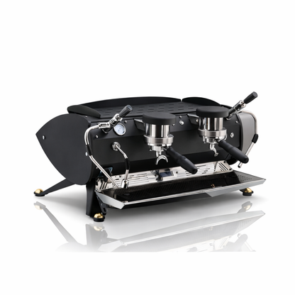 Máquina de Café Espresso de 2 grupos con bomba rotativa servicio manual y automático