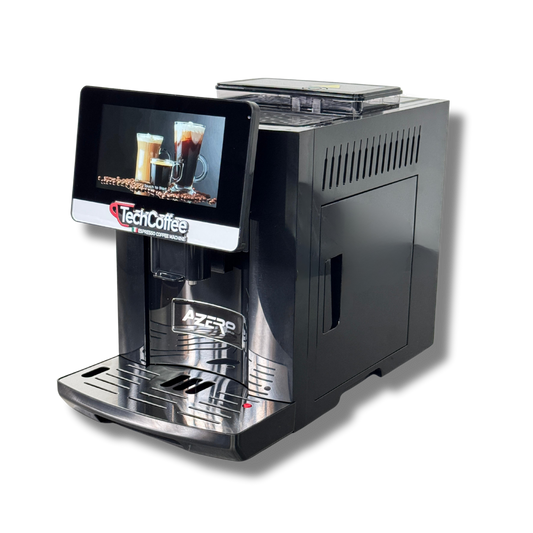 Máquina de Café Super Automática con Dispensador de Leche, Pantalla Táctil MultiFunciones +12 Bebidas