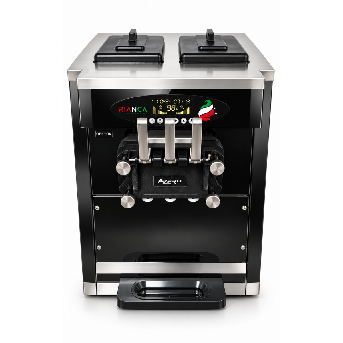 Máquina Helado Soft Profesional 3 Boquillas 30 lts/h con bomba de aire AZ-RH1030