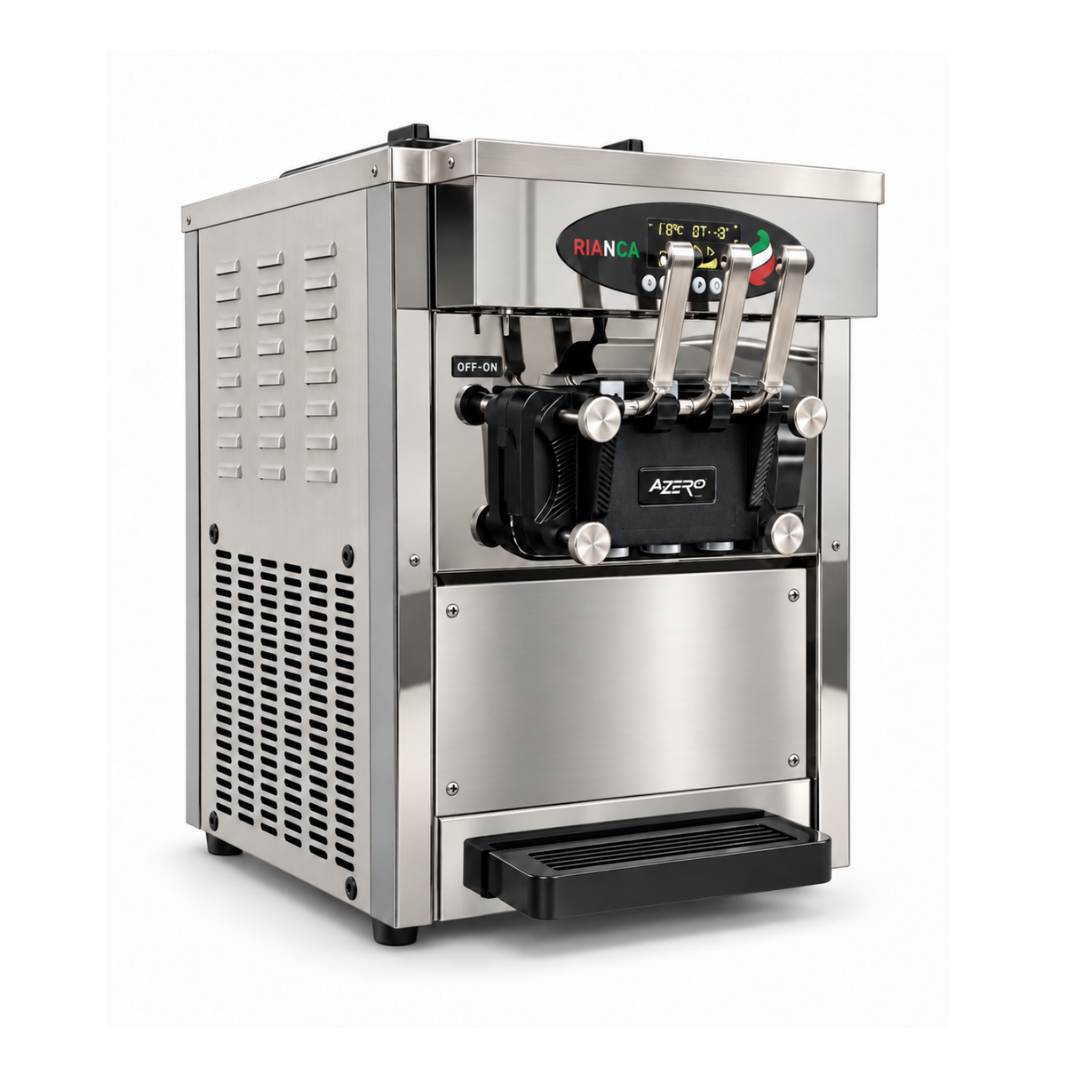 Máquina Helado Soft Profesional 3 Boquillas 30 lts/h con bomba de aire AZ-RH1030