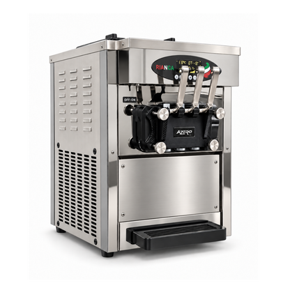 Máquina Helado Soft Profesional 3 Boquillas 30 lts/h con bomba de aire AZ-RH1030