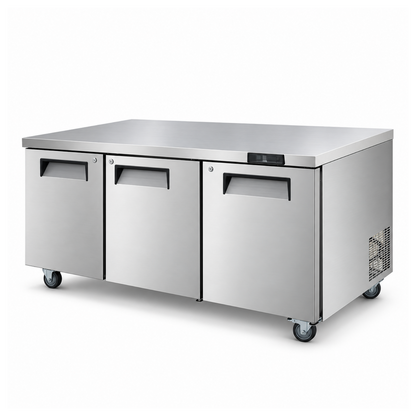 Mesa Congelación de 3 Puertas 183 cm AZERO