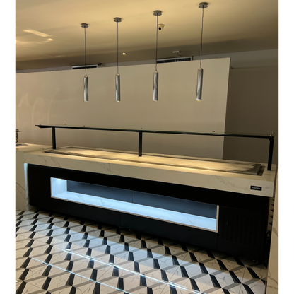 Barra placa fria para buffet sobre medidas