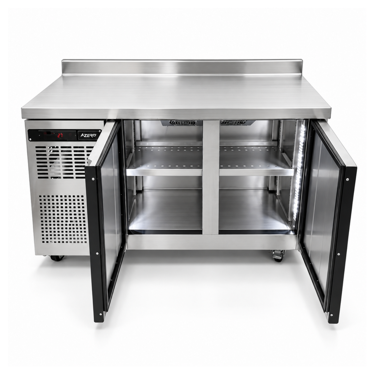 Mesa Trabajo Congelación 2 puertas 140 cm AZERO