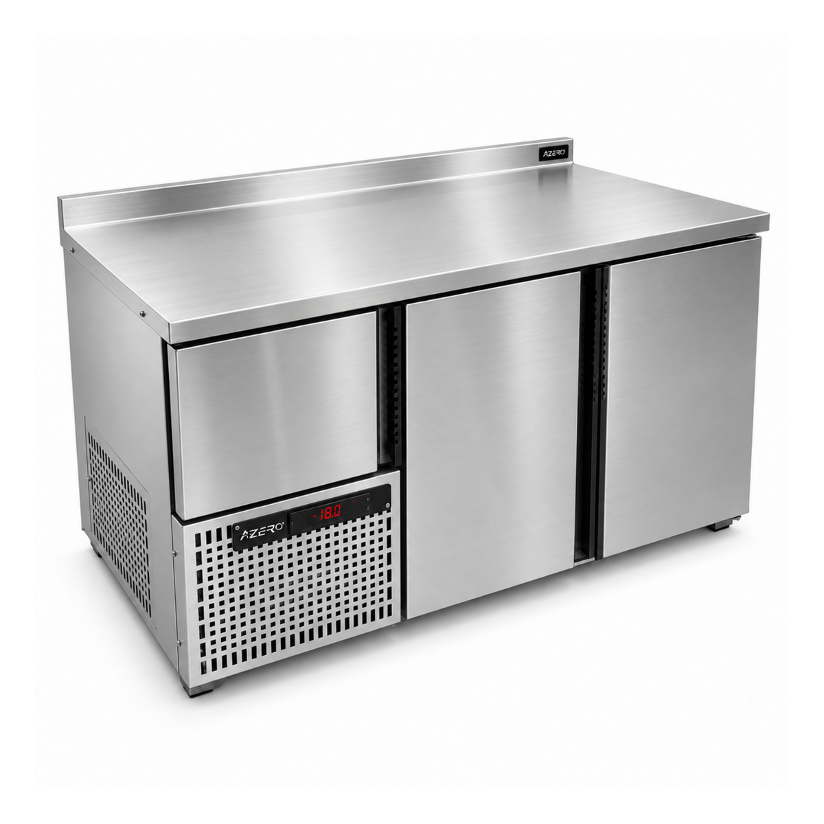 Mesa Trabajo Refrigerada 2 1/2 puertas 150 cm AZERO