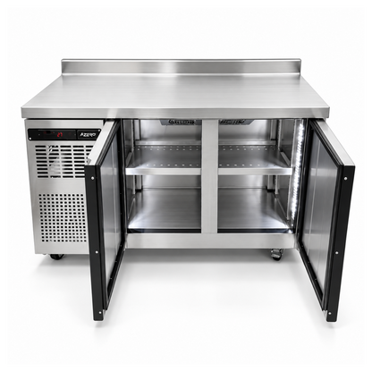 Mesa Trabajo Refrigerada 2 puertas 140 cm AZERO